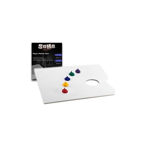 SoHo Paper Palette Pad Block of Disposable Palettes 100 gsm
