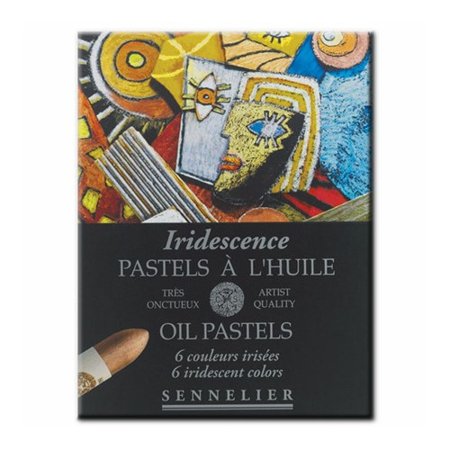 SENNELIER Pastels à l'Huile 6 Pastels Irisés