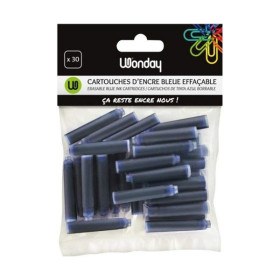 WONDAY - Short Blue Ink Cartridges (set of 30)