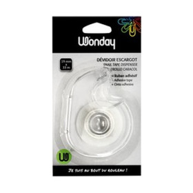 WONDAY - Transparent Tape Dispenser - 19mm x 33m