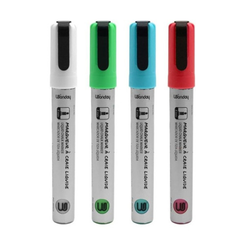 WONDAY - Classic Liquid Chalk Markers 4mm (Set of 4)