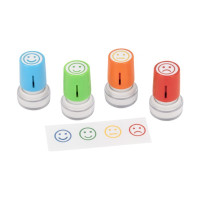 WONDAY - Mood Rating Stamps - Ø 10 mm - Set of 4