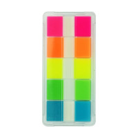 WONDAY - Marque-Pages Souples Repositionnables Fluo (lot de 100)