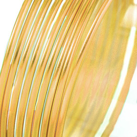 EFCO - Fil Aluminium Anodisé - Ø2 mm - 5 m / Env. 42 g - Doré