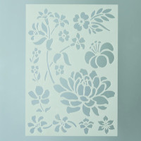 EFCO - Pochoir - Fleurs - DIN A5 - Lot de 10