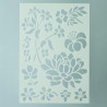 EFCO - Pochoir - Fleurs - DIN A5 - Lot de 10
