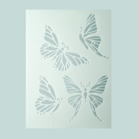 EFCO - Pochoir - Papillons - DIN A5 - Lot de 4