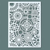 EFCO - Pochoir - Fleurs - DIN A5 - Lot de 1