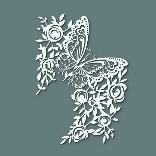 EFCO - Pochoir - Papillon - DIN A4 - Lot de 1