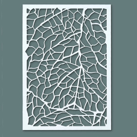 EFCO - Pochoir - Feuilles - DIN A5 - Lot de 1