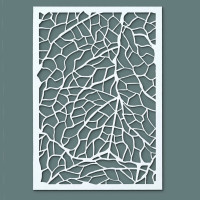 EFCO - Pochoir - Feuilles - DIN A5 - Lot de 1
