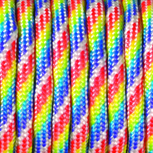 EFCO - Paracorde - Mélange de Couleurs - 4 mm X 4 m - 1 Pièce - Arc-en-Ciel