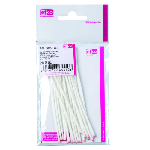 EFCO - Mèche Ronde Cirée - Nr.4 / 10 cm - 20 Pièces