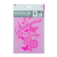 EFCO - Pochoir - Summer Feeling - DIN A4 - Lot de 1