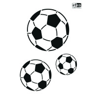 EFCO - Pochoir - Football - DIN A4 - Lot de 3