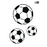 EFCO - Pochoir - Football - DIN A4 - Lot de 3