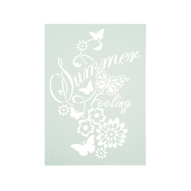 EFCO - Pochoir - Summer Feeling - DIN A4 - Lot de 1