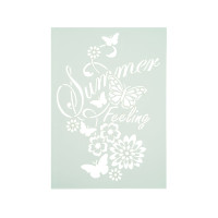 EFCO - Pochoir - Summer Feeling - DIN A4 - Lot de 1