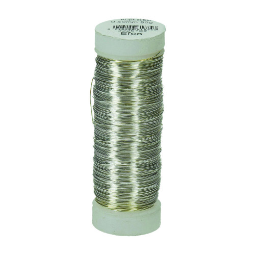 EFCO - Fil en Cuivre - 0,40 mm - 50 g / Env. 40 m - Argenté
