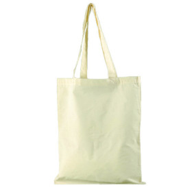 EFCO - Cabas en Coton - Anses Longues - 38 X 42 cm - 105 g / M² - Naturel