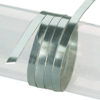 EFCO - Fil Aluminium Anodisé - Plat - 1 X 5 mm - 2 m - Argenté