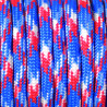EFCO - Paracorde - Mélange de Couleurs - 4 mm X 4 m - 1 Pièce - Rouge Bleu Blanc