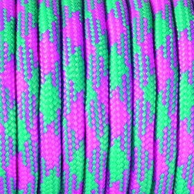 EFCO - Paracorde - Mélange de Couleurs - 4 mm X 4 m - 1 Pièce - Pink