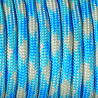 EFCO - Paracorde - Mélange de Couleurs - 4 mm X 4 m - 1 Pièce - Bleu Azur Gris Clair