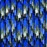 EFCO - Paracorde - Mélange de Couleurs - 4 mm X 4 m - 1 Pièce - Bleu