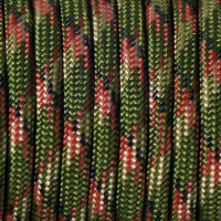 EFCO - Paracorde - Mélange de Couleurs - 4 mm X 4 m - 1 Pièce - Vert Olive