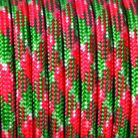 EFCO - Paracorde - Mélange de Couleurs - 4 mm X 4 m - 1 Pièce - Rouge Vert