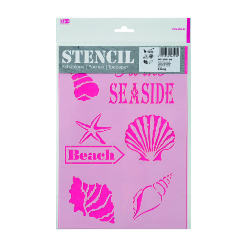 EFCO - Pochoir - At The Seaside - DIN A4 - Lot de 6
