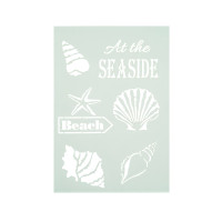 EFCO - Pochoir - At The Seaside - DIN A4 - Lot de 6