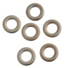 EFCO - Anneaux en Bois de Hêtre - Ø40 mm - 6 Pièces - Brut