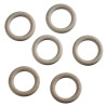 EFCO - Anneaux en Bois de Hêtre - Ø56 mm - 6 Pièces - Brut