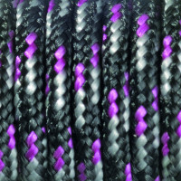 EFCO - Paracorde - Mélange de Couleurs - 2 mm X 4 m - 1 Pièce - Noir Blanc Pink