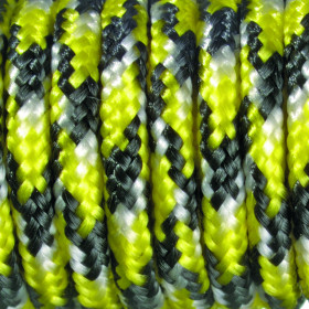 EFCO - Paracorde - Mélange de Couleurs - 2 mm X 4 m - 1 Pièce - Jaune Noir Blanc