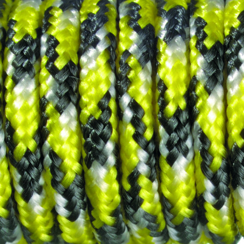 EFCO - Paracorde - Mélange de Couleurs - 2 mm X 4 m - 1 Pièce - Jaune Noir Blanc