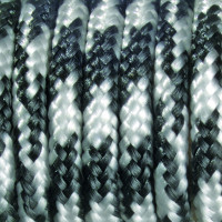 EFCO - Paracorde - Mélange de Couleurs - 2 mm X 4 m - 1 Pièce - Noir Blanc