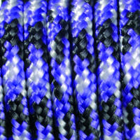 EFCO - Paracorde - Mélange de Couleurs - 2 mm X 4 m - 1 Pièce - Noir Mauve Blanc