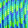 EFCO - Paracorde - Mélange de Couleurs - 2 mm X 4 m - 1 Pièce - Turquoise Mauve Vert Clair