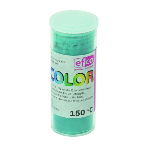 EFCO - EFCOLOR - Poudre de sur-Glaçure - 150 °C - 10 ml - Turquoise
