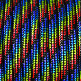 EFCO - Paracorde - Mélange de Couleurs - 4 mm X 4 m - 1 Pièce - Bleu