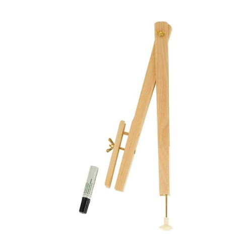 WONDAY - Blackboard Compass Natural Wood 40cm - Suction Cup V1