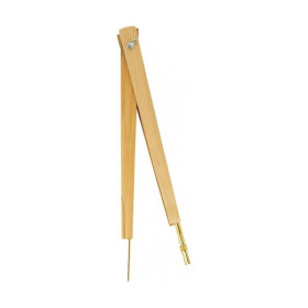 WONDAY - Blackboard Compass Natural Wood 40cm - Dry Point