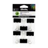 WONDAY - Pinces Double-Clip 32mm (lot de 6)