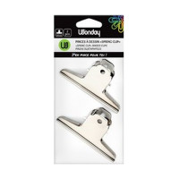 WONDAY - Pinces à Dessin Spring Clip Métal 100mm (lot de 2)