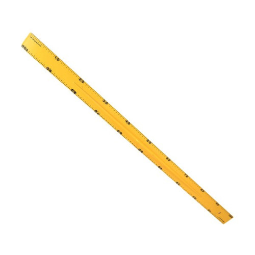 WONDAY - School Blackboard Ruler 1m - Yellow Plastic