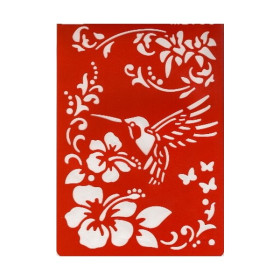 EFCO - Pochoir - Colibris - DIN A4 - Lot de 2