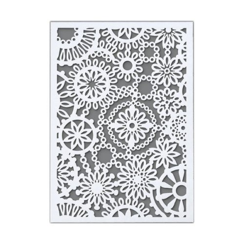 EFCO - Pochoir - Fleurs - DIN A5 - Lot de 1